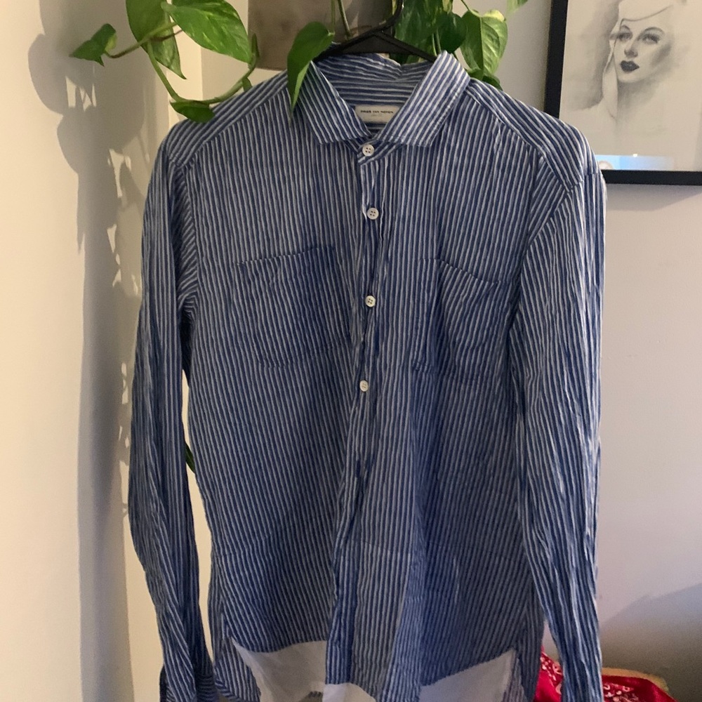 Dries Van Noten Striped Button Down